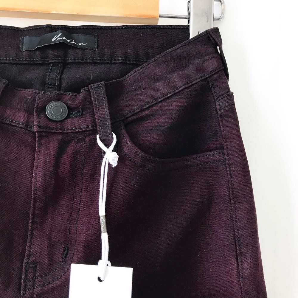 Kancan wine skinny jegging jeans (flaw) Size 23 - Picture 5 of 12